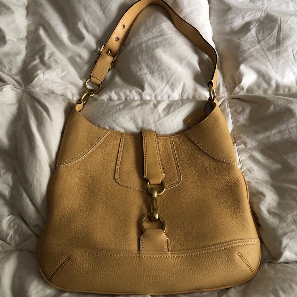 Coach Mustard Purse